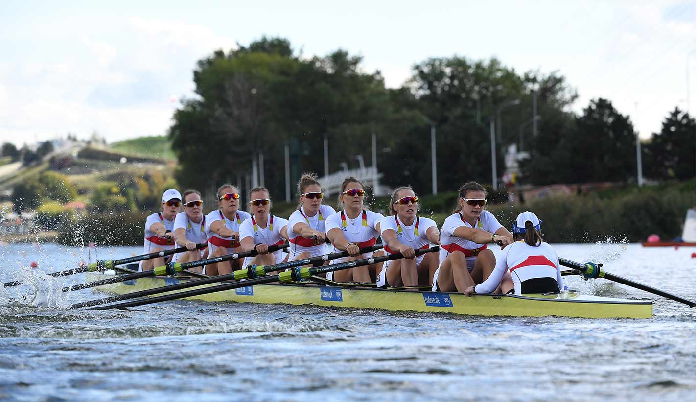 European Championship Poznan W8+ Silber GER im neuen X87