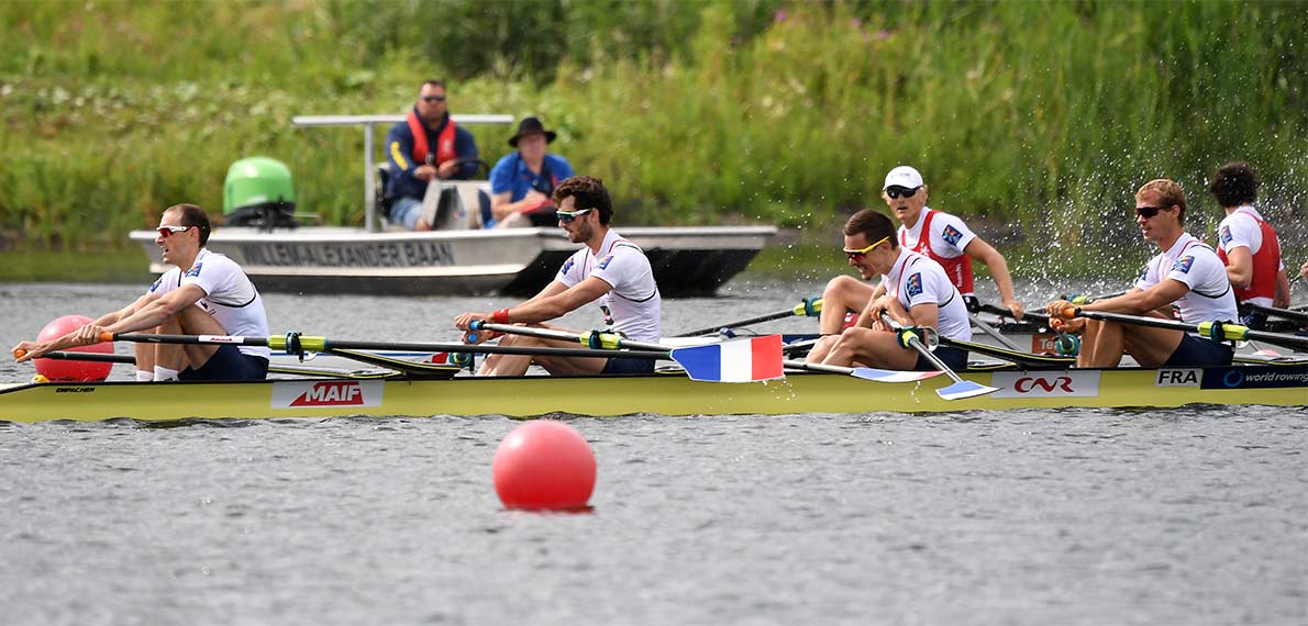 World Rowing Cup III Rotterdam LM4x Silver FRA